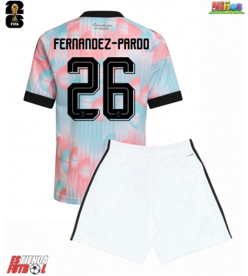Bélgica Matias Fernandez-Pardo #26 Segunda Equipación Niños Mundial 2026 Manga Corta (+ Pantalones cortos)